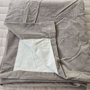 Restoration Hardware Elegant Gray Curtain